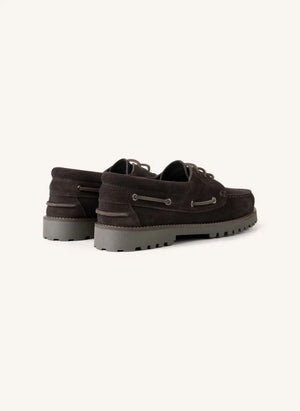 Garment Project - Ollie Suede Boat Shoes | Brown