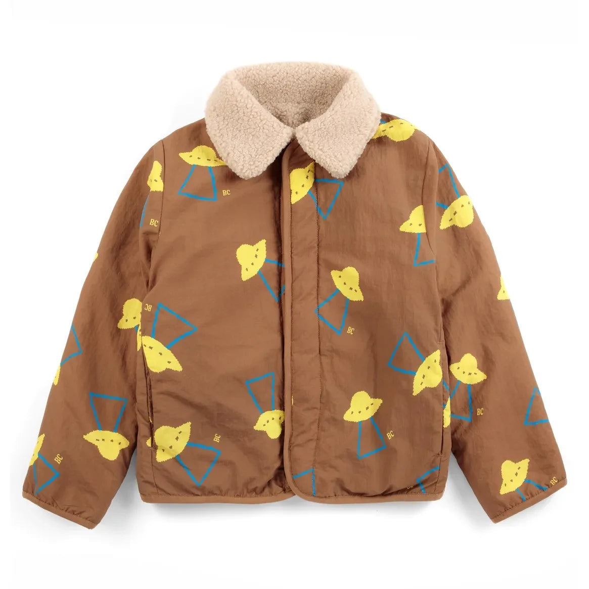 Bobo Choses - Çift Taraflı Sherpa Ceket Geri Dönüştürülmüş Lifler | Kahverengi