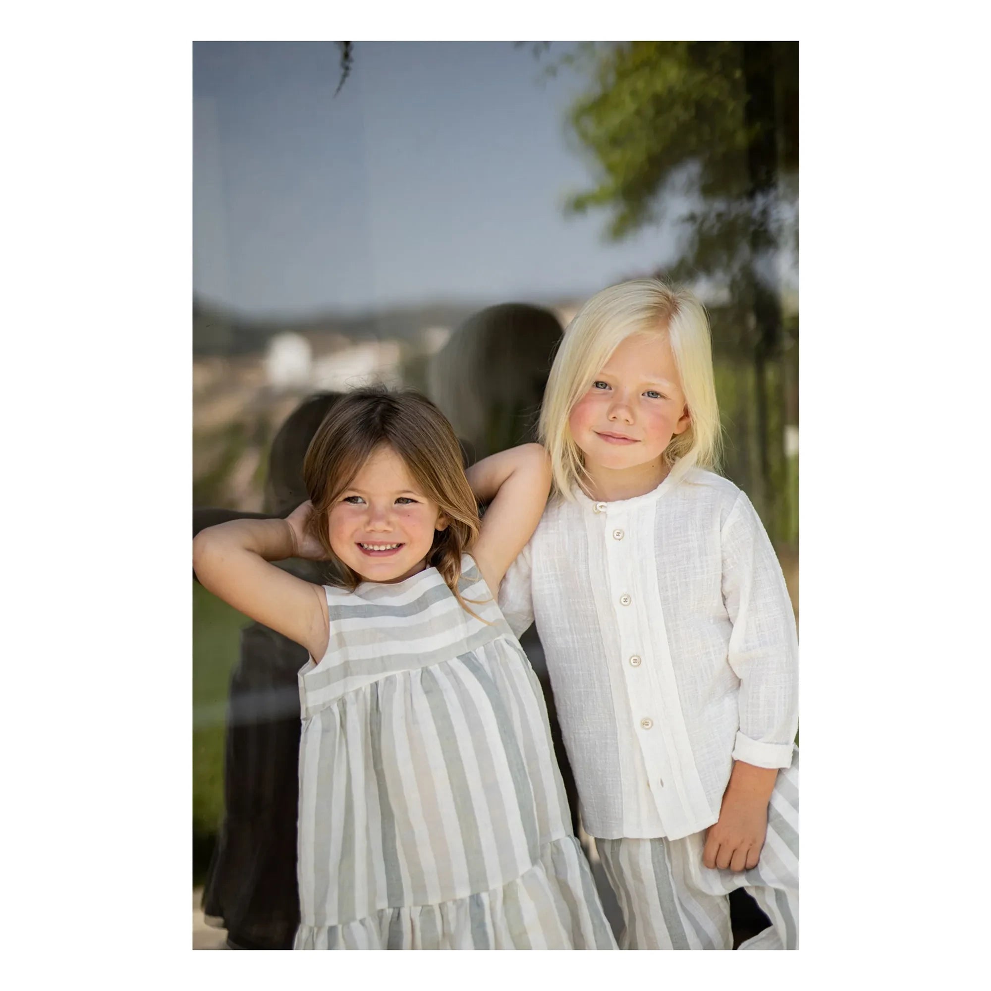 1+ in the family - Kurta Pubol Mousseline | White