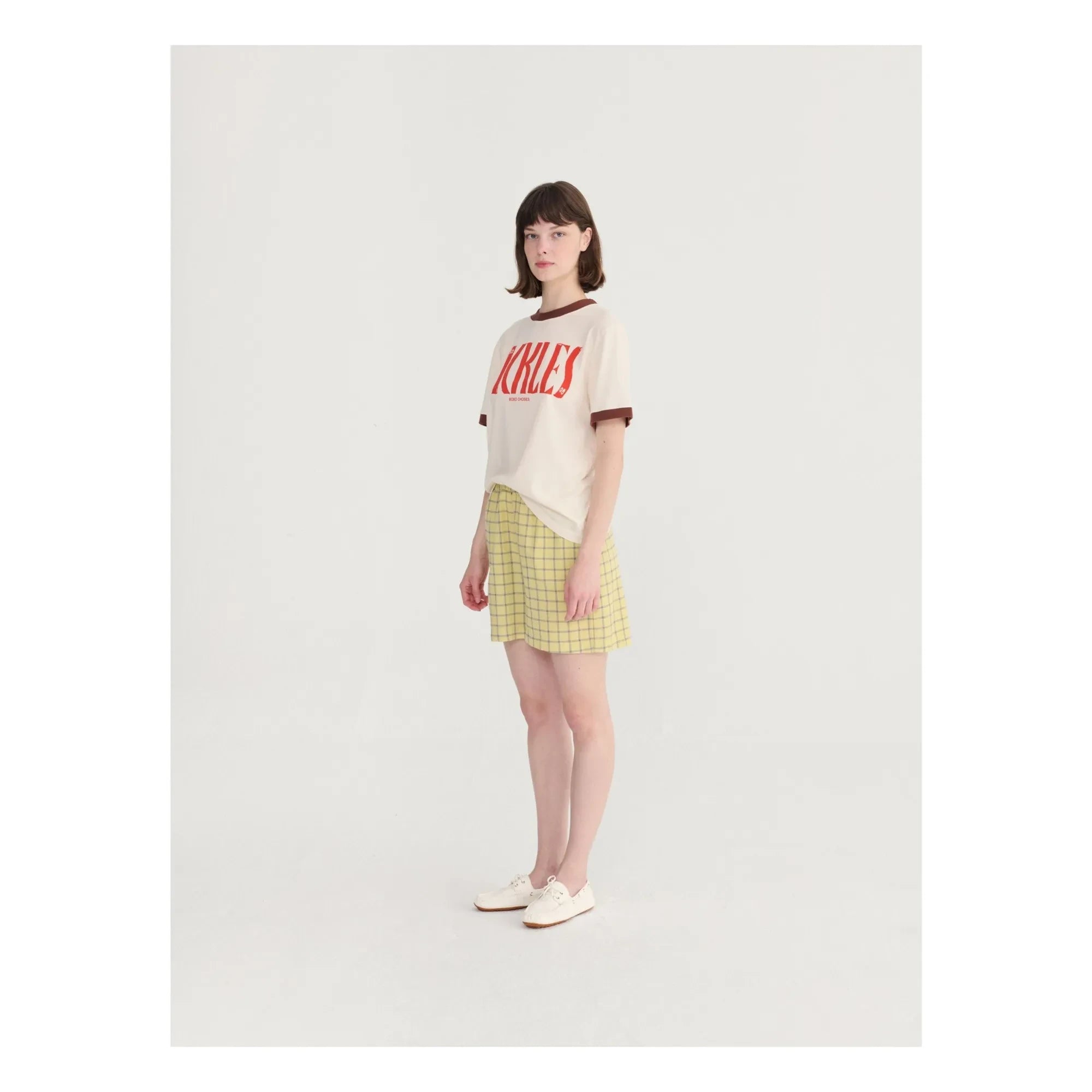 Bobo Choses - Color Block Organic Cotton T-Shirt | Cream