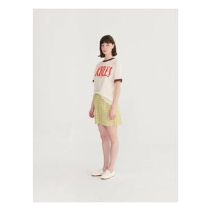 Bobo Choses - Color Block Organic Cotton T-Shirt | Cream