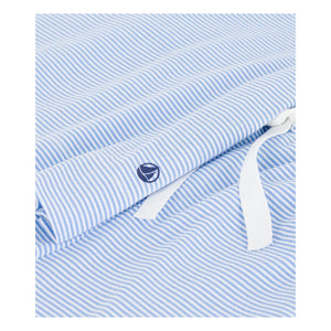 Petit Bateau - Organic Cotton Striped Pajama Shorts | Blue