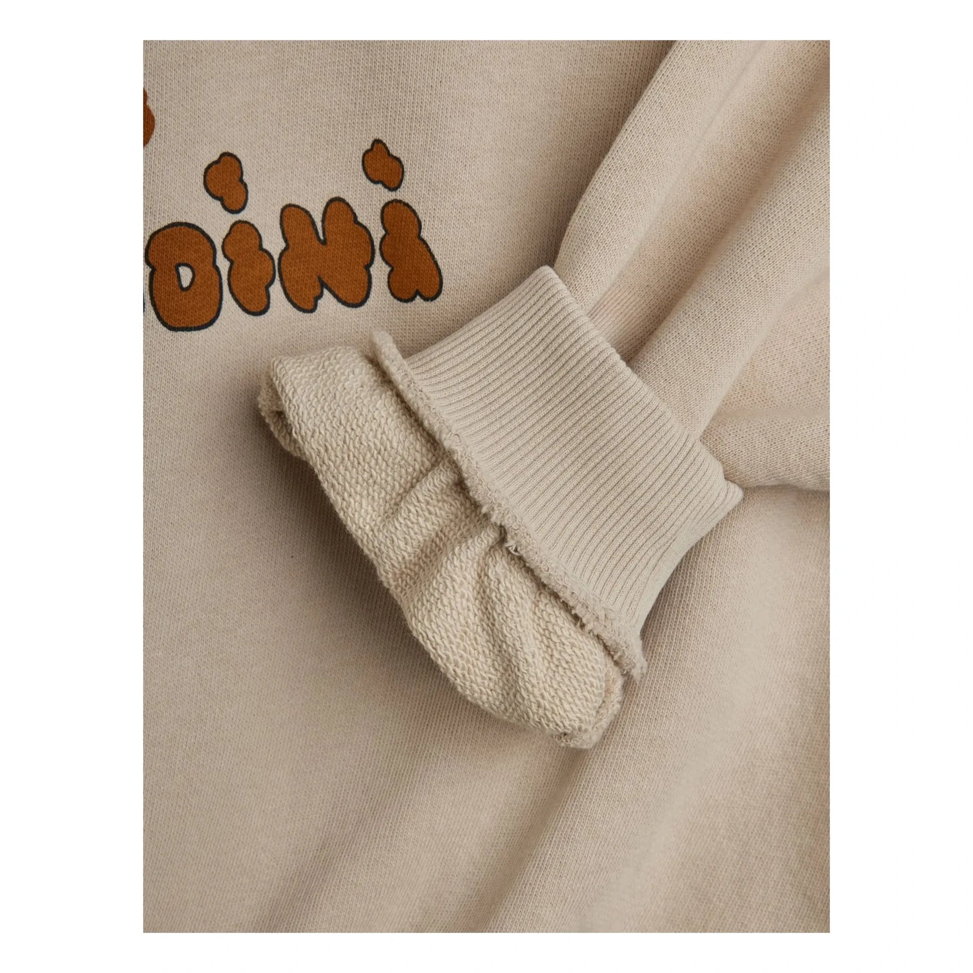 Mini Rodini - Organic Cotton Dog Sweatshirt | Heather Gray