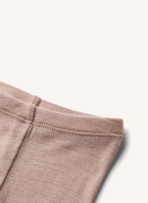 Wheat - Agi Wool Tights | Dust Pink