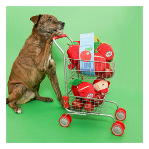 The Furry Folks - Apple Scratching Toy | Red