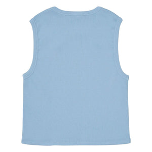 Main Story - Ribbed Organic Cotton Tank Top | Light Blue