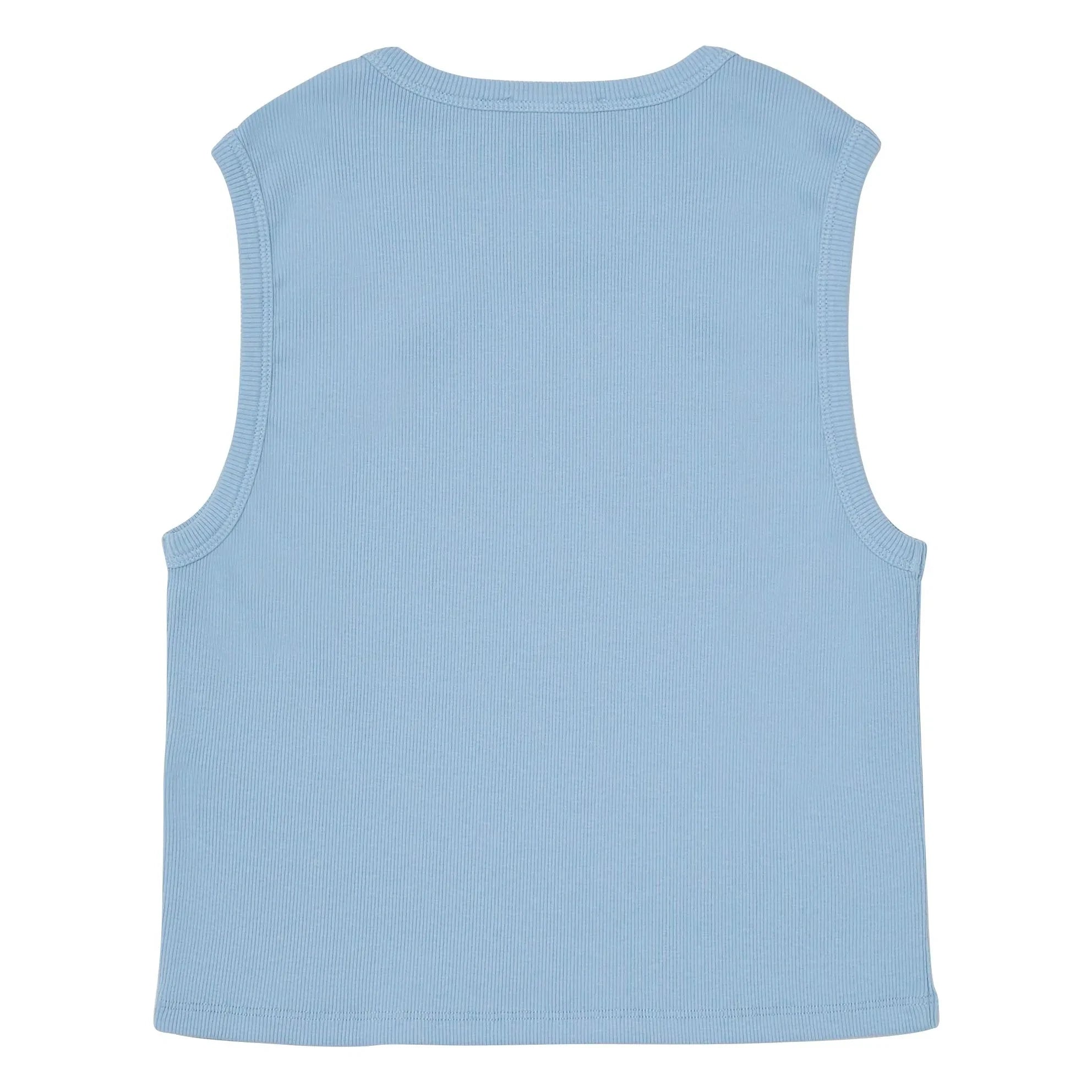Main Story - Ribbed Organic Cotton Tank Top | Light Blue