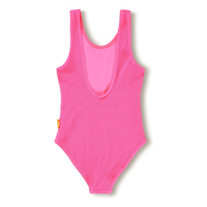 Molo - Ribbed Swimwear Nika Crepe Recycled Fibres | Fuchsia