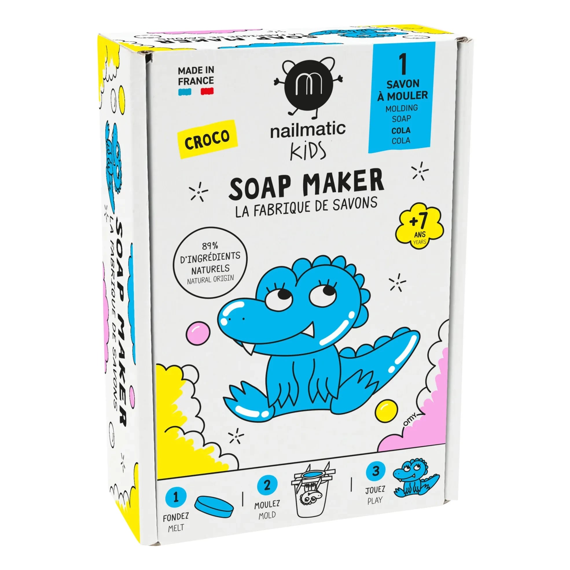 Nailmatic Kids - The Soap Factory Set - Crocodile Edition - 1 sabun | Mavi