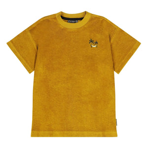 Tumble N'Dry - Pacificus Organic Cotton Terry Textured T-Shirt | Mustard