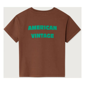 American Vintage - Fizvalley Dinner T-shirt | Kahverengi