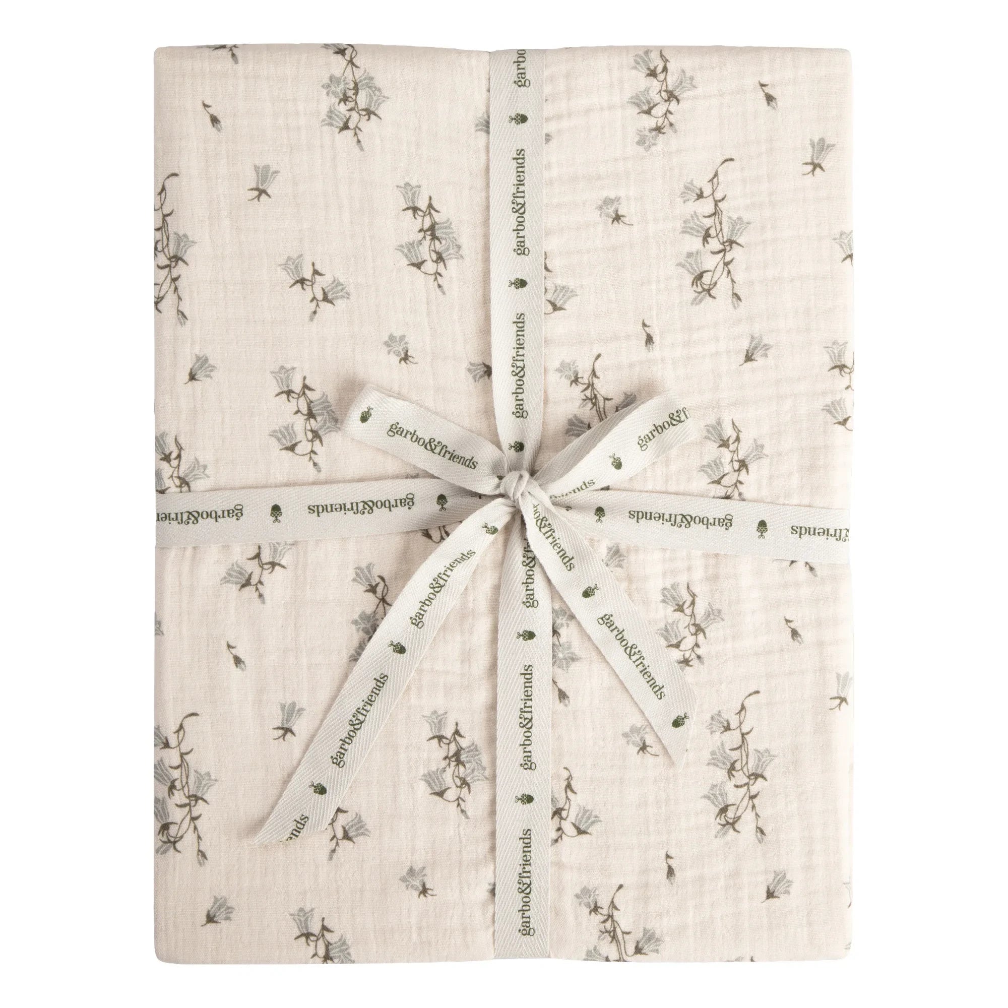 garbo&friends - Bluebell Cotton Muslin Fitted Sheet | Cream