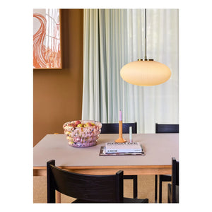 Hübsch - Oblique Oak Dining Table | Light Gray
