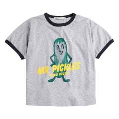 Bobo Choses - Mr Pickles Organic Cotton T-Shirt | Heather Gray