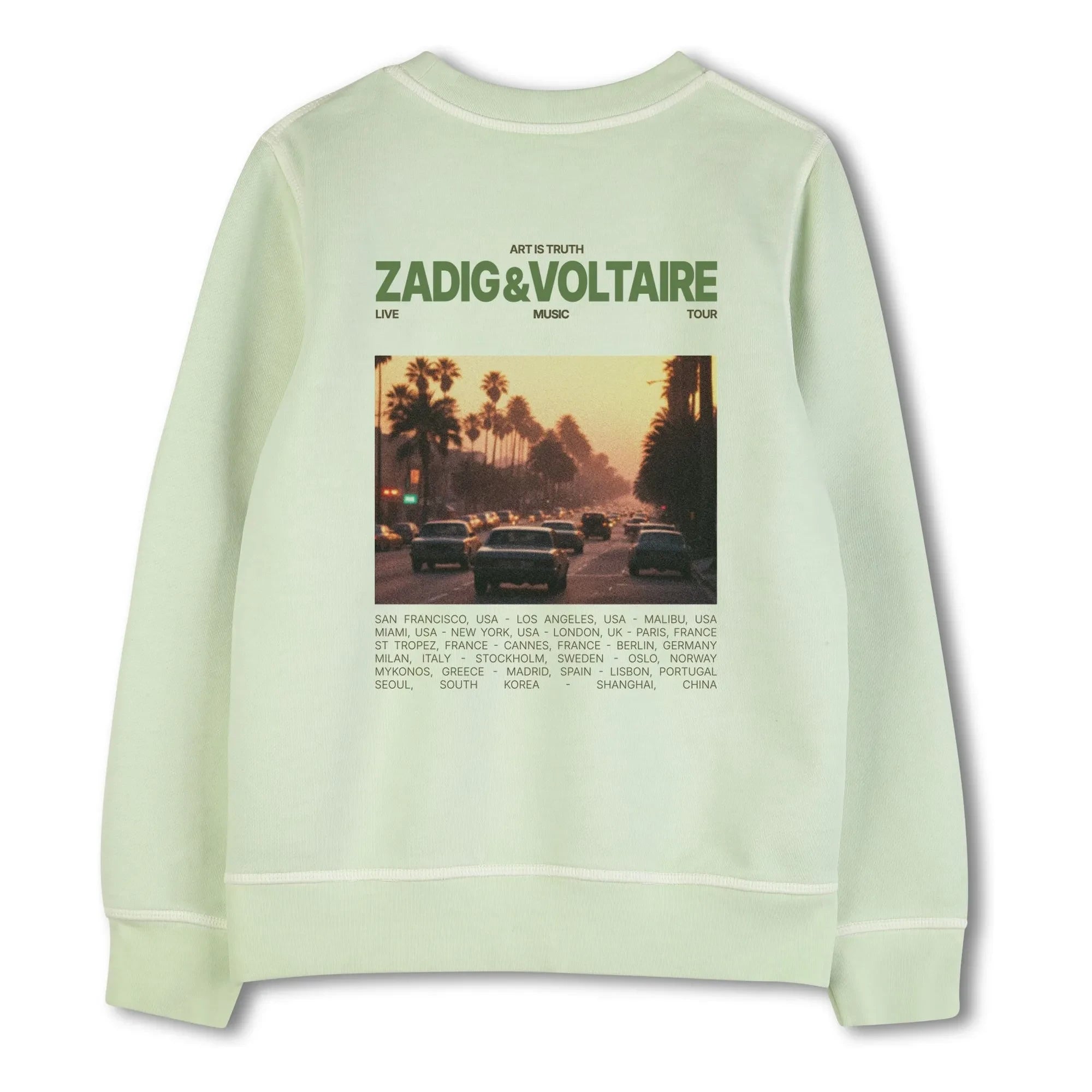 Zadig & Voltaire - Sweat Art Is Truth | Light Green