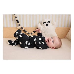 Petit Lem - Bioluminescent Ghost Footed Pajamas | Black