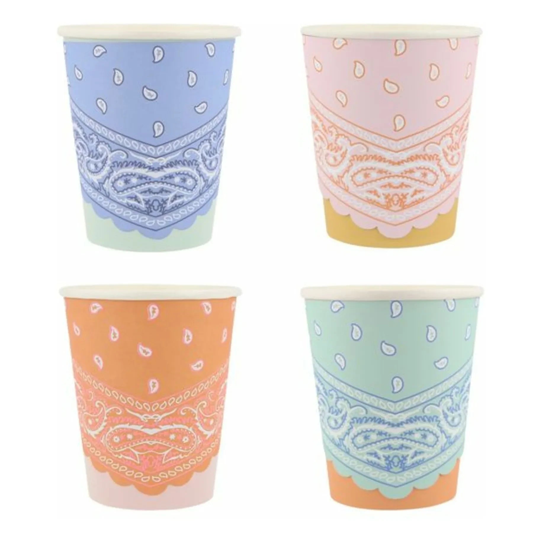 Meri Meri - Western Cups - Set of 8
