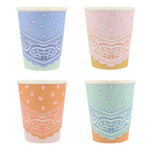 Meri Meri - Western Cups - Set of 8