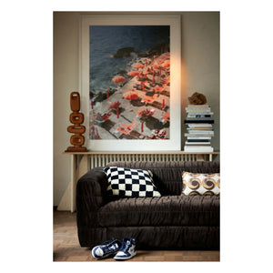 HKliving - Club 4-Seater Sofa | Brown