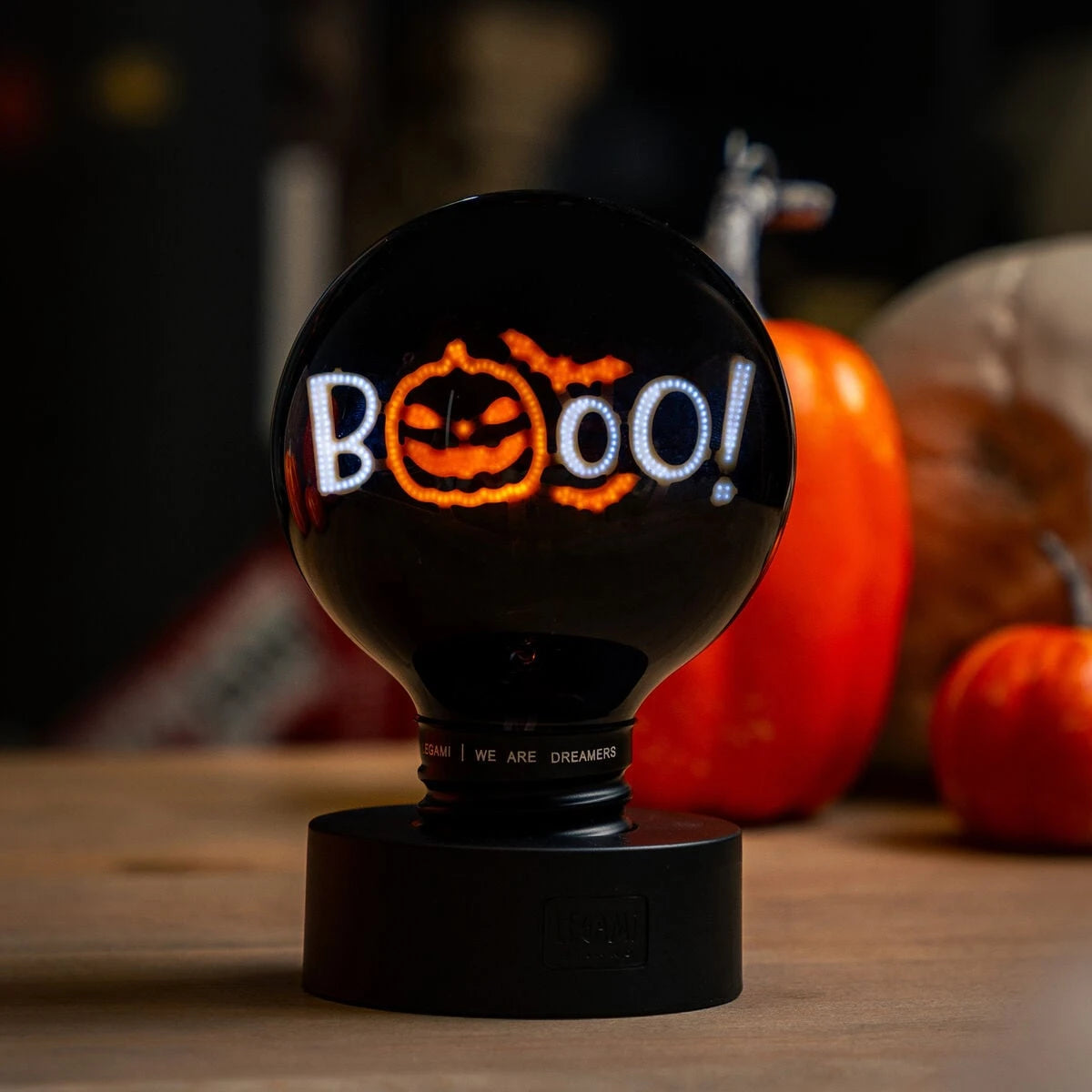Legami - Dekoratif Ampul Şeklinde Masa Lambası - Balkabağı Booo - Ampul Hikayesi XL