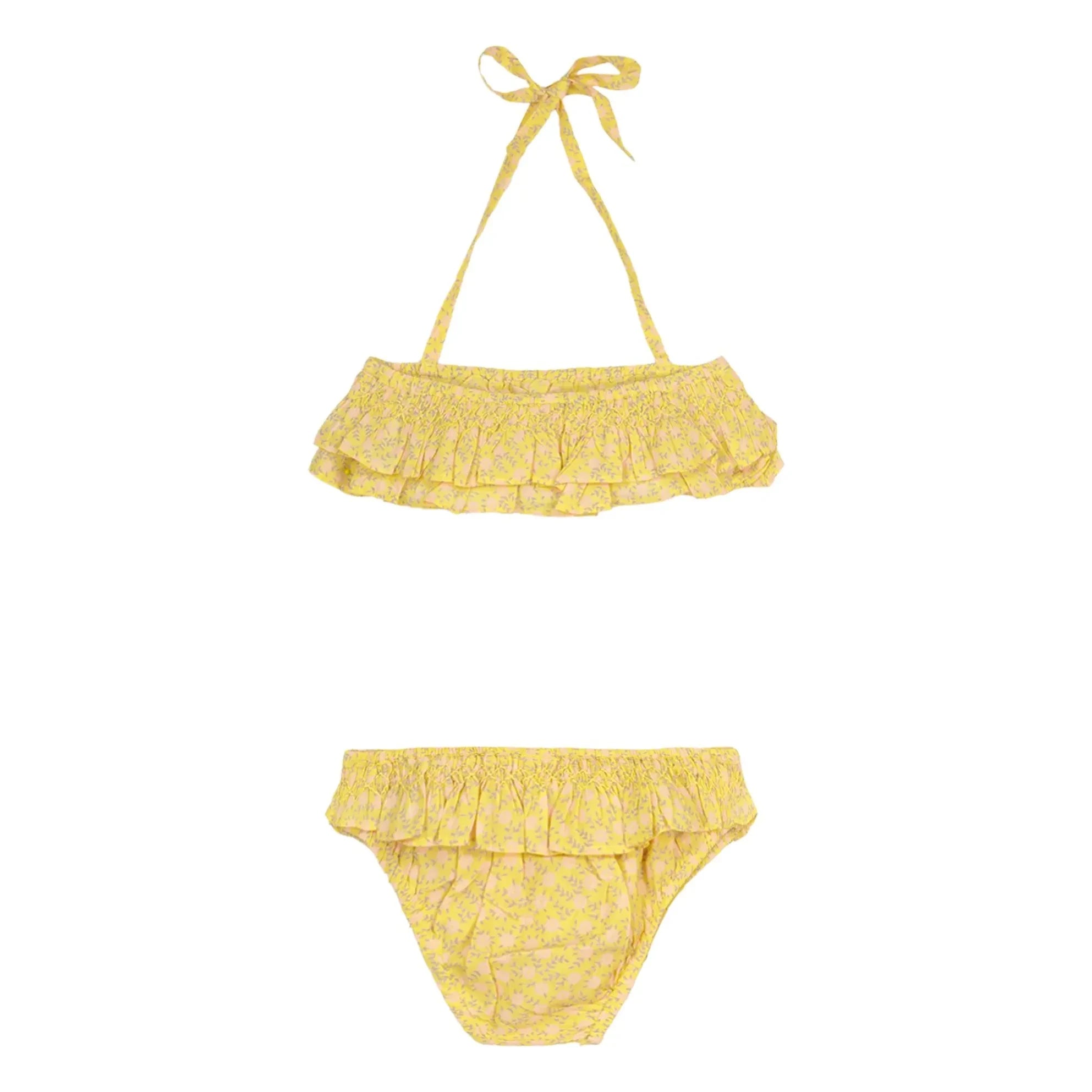 Bonton - 2-Piece Swimsuit New Wave Fleuri | Yellow