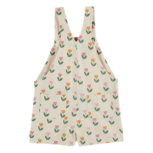 Emile et Ida - Tulip Shorts Overalls | Cream