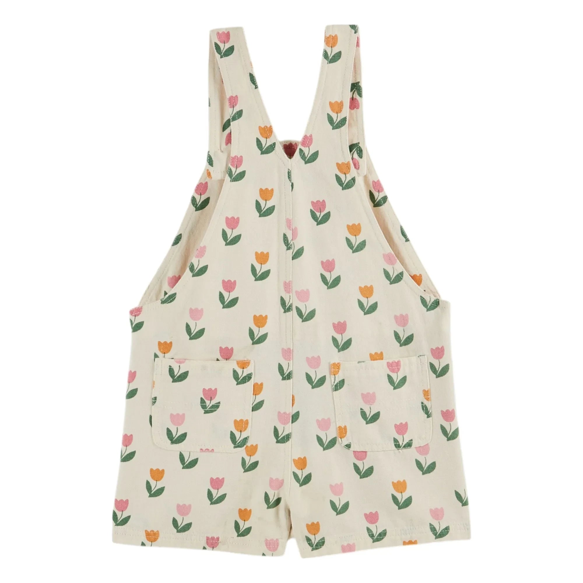 Emile et Ida - Tulip Shorts Overalls | Cream