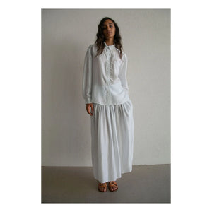 THEAVANT - Charlotte silk skirt | Light Blue