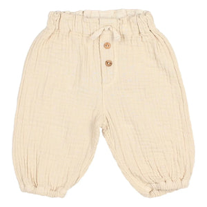 Búho - Cotton Gauze Pants | Sand