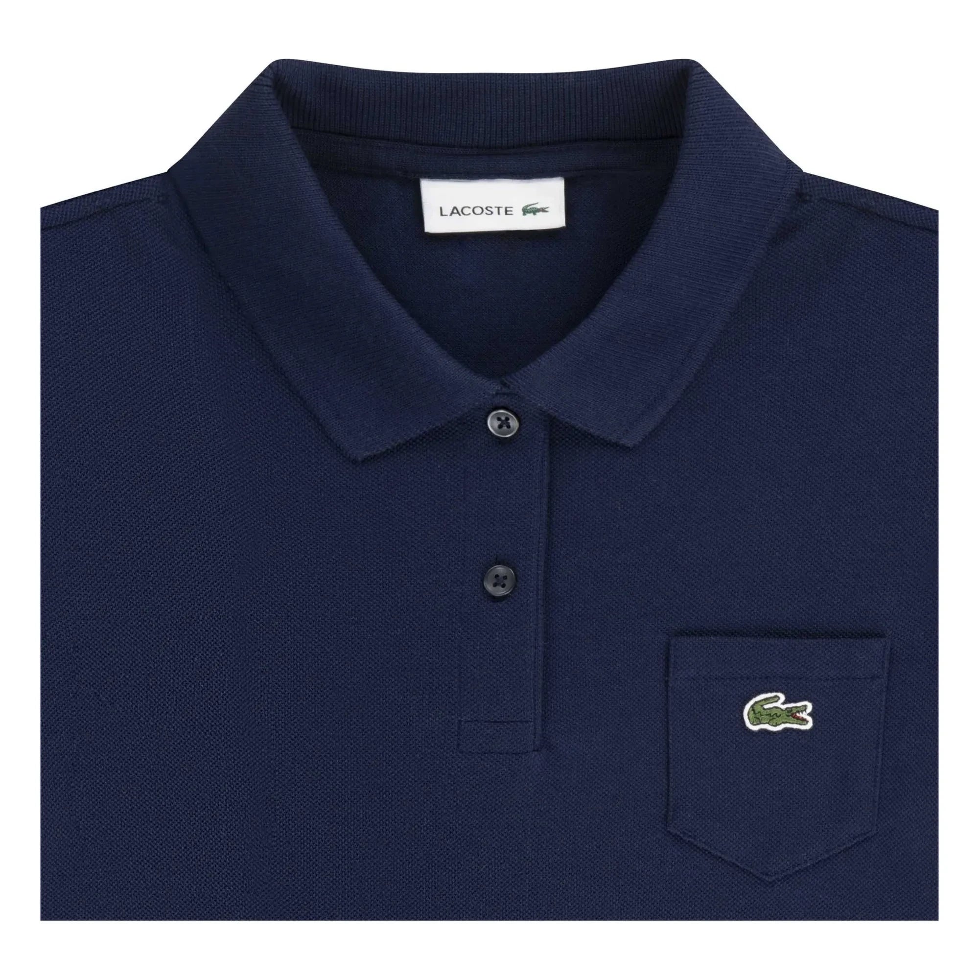 Lacoste - Organic Cotton Polo Dress | Navy