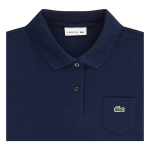 Lacoste - Organic Cotton Polo Dress | Navy