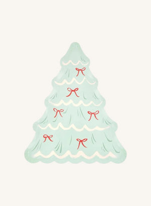 Meri Meri - Christmas Tree Plates - Set of 8