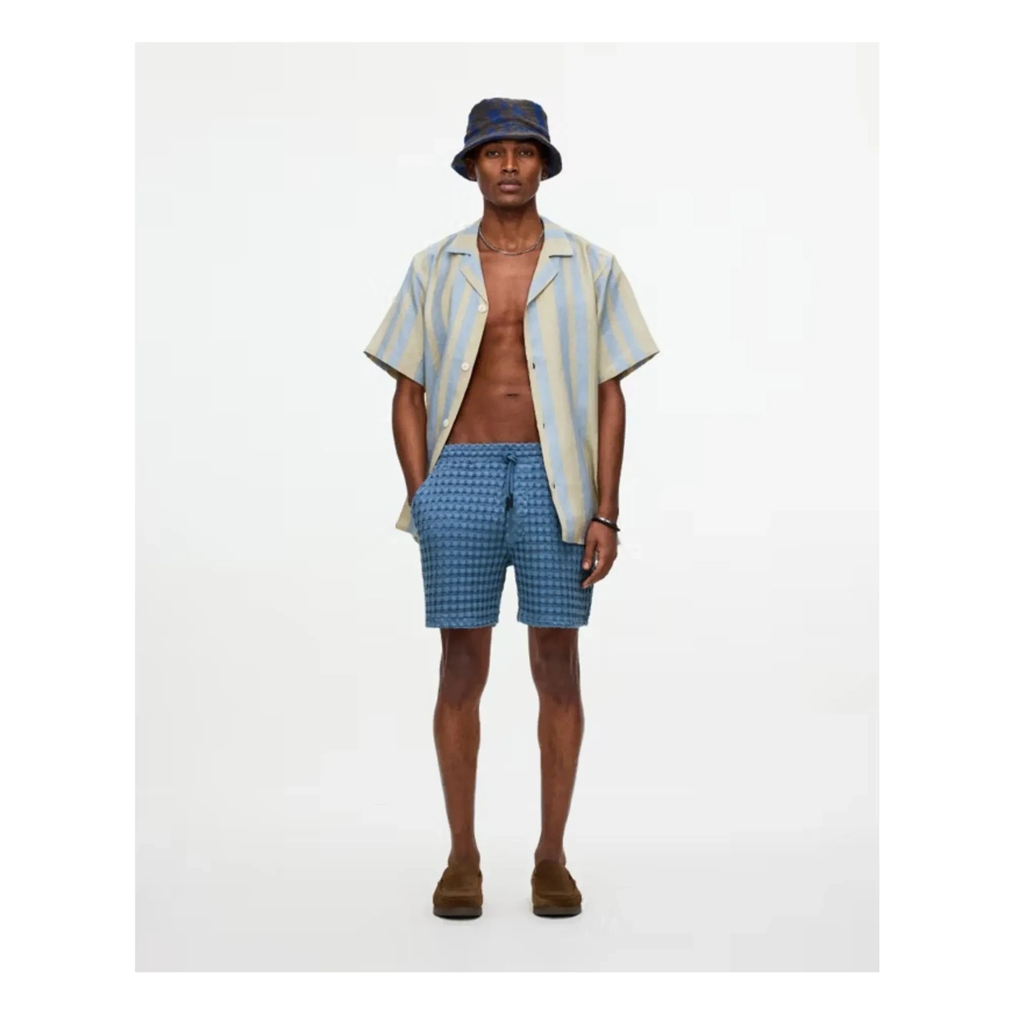 OAS - Short Coronet Porto Waffle | Blue