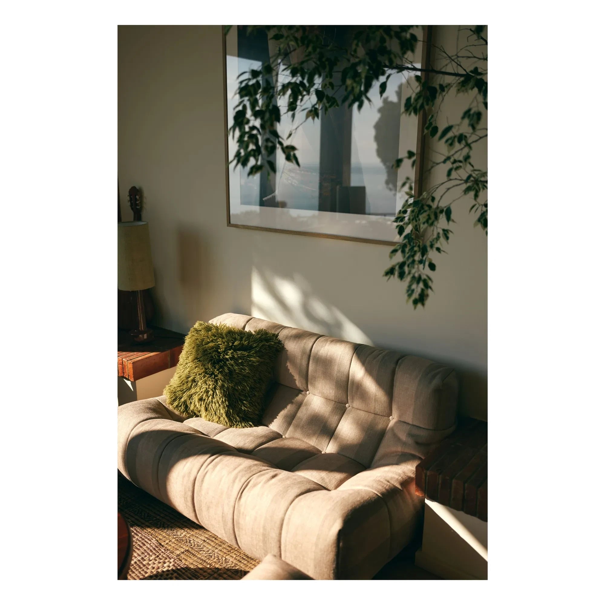 HKliving - Lazy lounge sofa | Krem