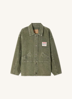 American Vintage - Uzatown Pamuklu Ceket | Zeytin