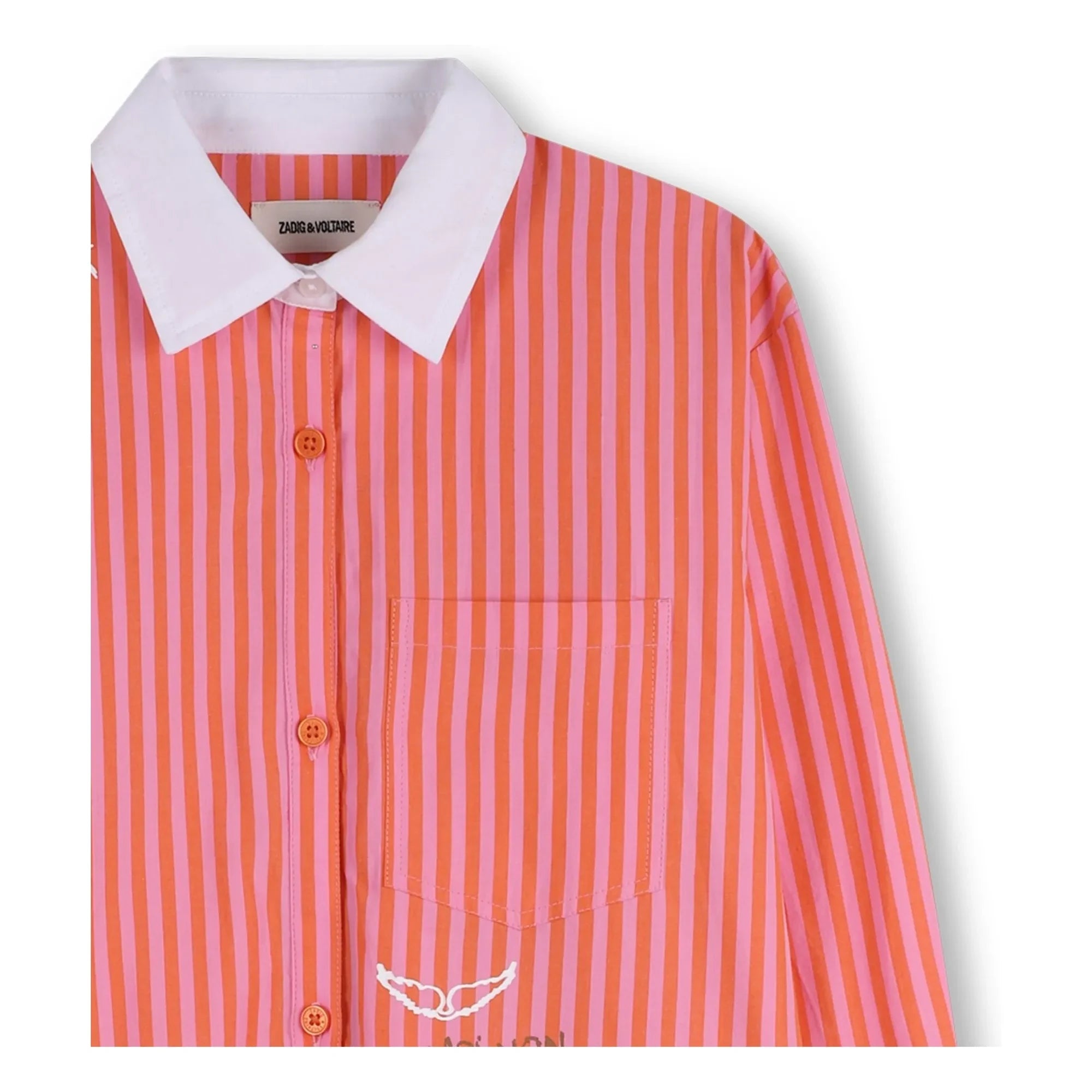 Zadig & Voltaire - Striped Shirt Dress | Pink