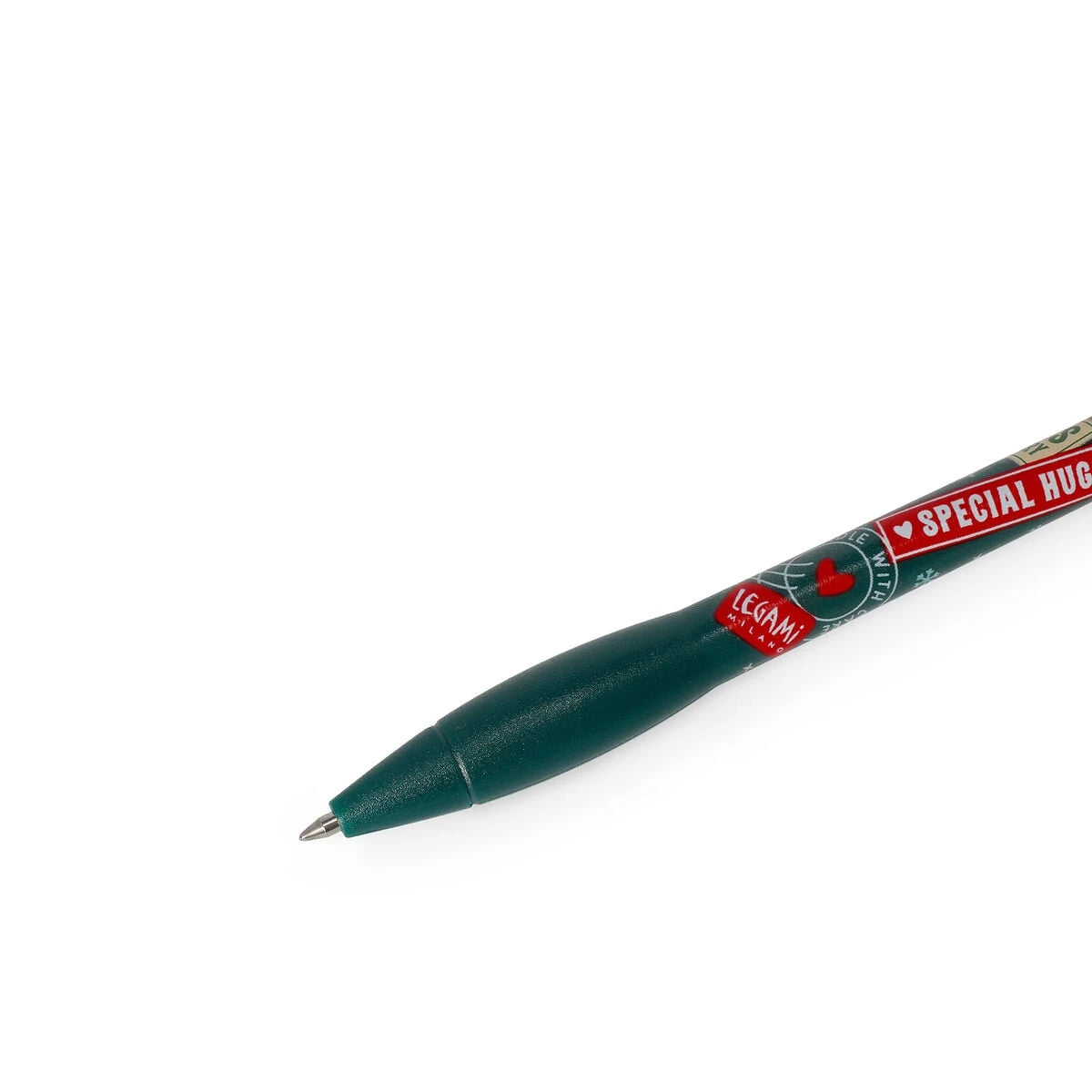 Legami - Christmas Gel Pen with Lighted Polar Bear Reindeer - Writing is Magic