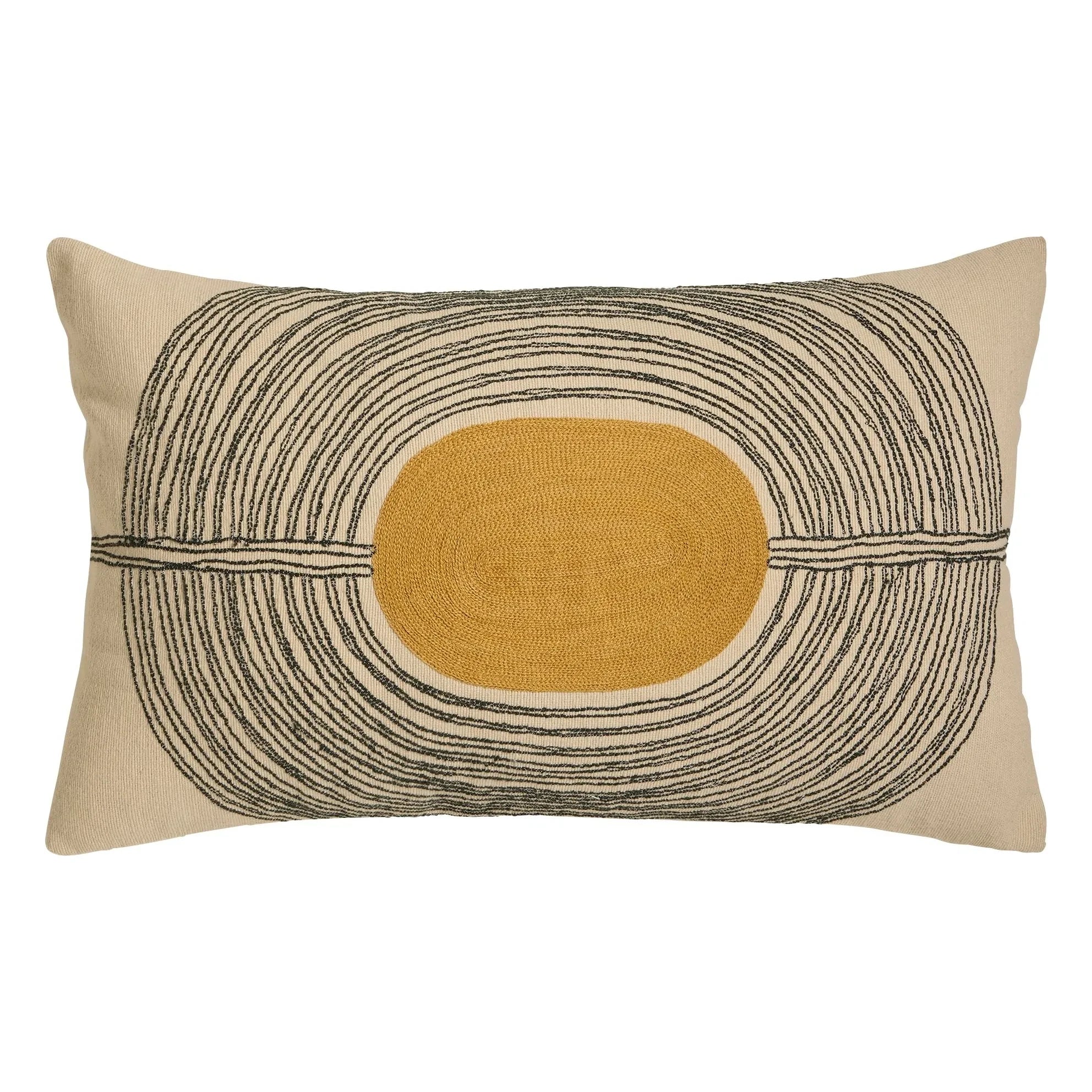 Maison Sarah Lavoine - Mirage Embroidered Cushion | Forest Green