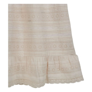 Emile et Ida - Broderie Anglaise Cotton Dress | Cream