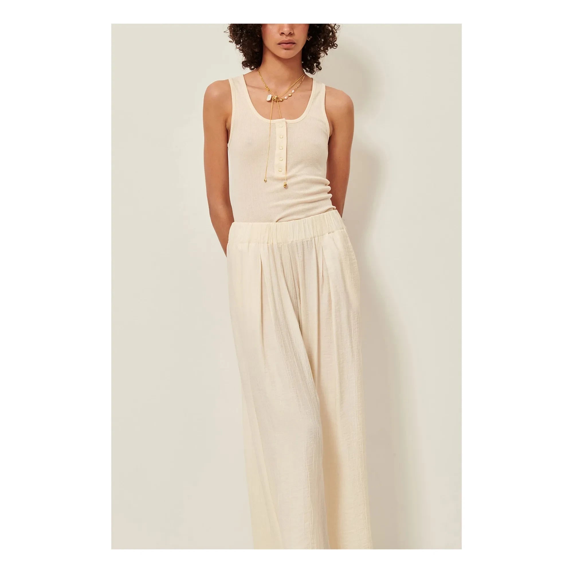 Sessùn - Isla Minimal Pants | Off-white
