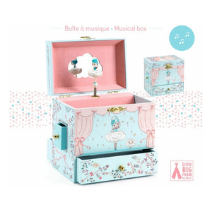 Djeco - Ballerina Jewelry Box | Light Blue