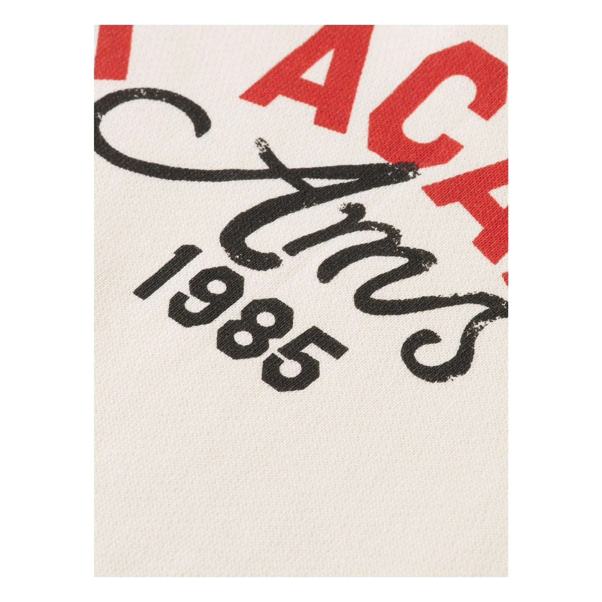 Scotch & Soda - Artwork Organic Cotton Polo Neck Sweatshirt | Ivory