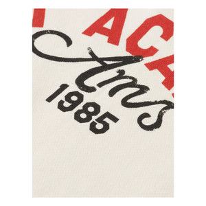 Scotch & Soda - Artwork Organic Cotton Polo Neck Sweatshirt | Ivory