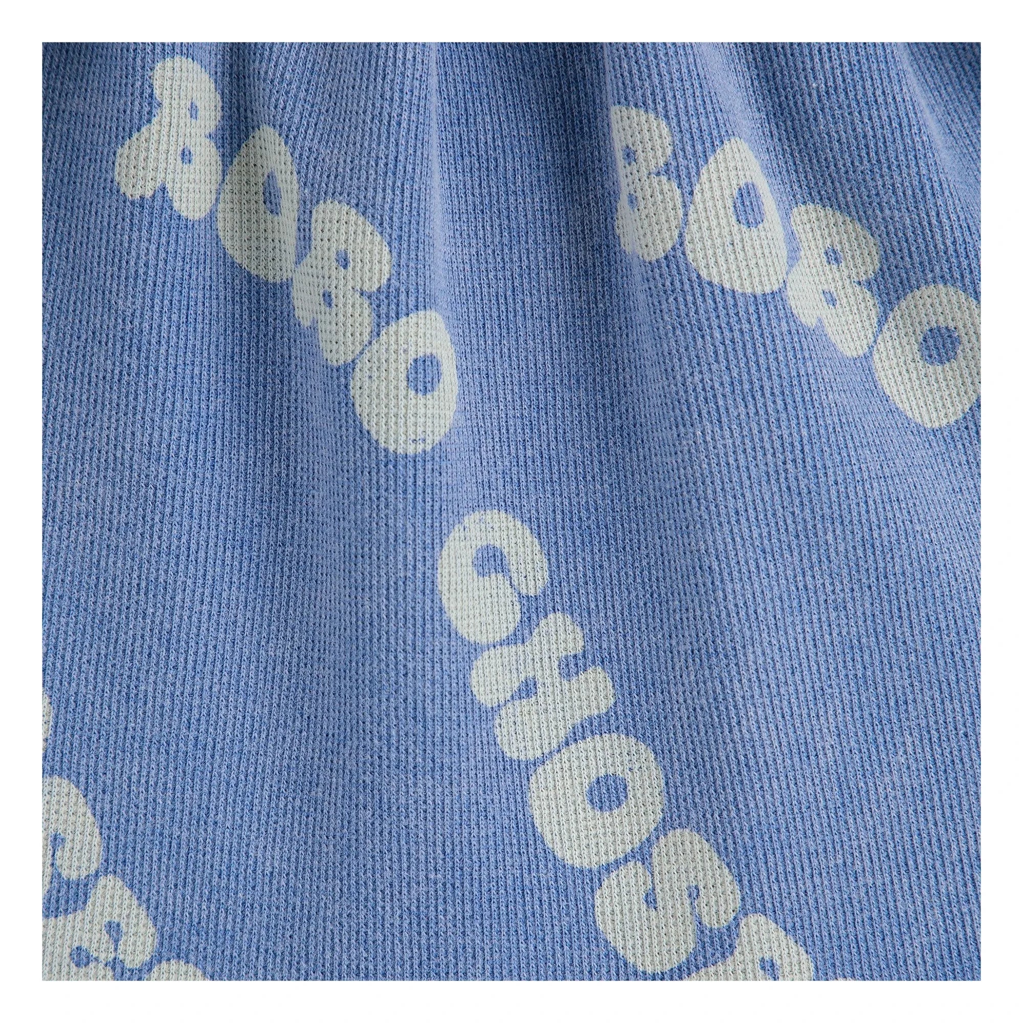 Bobo Choses - Embossed Organic Cotton Jersey Skirt | Blue