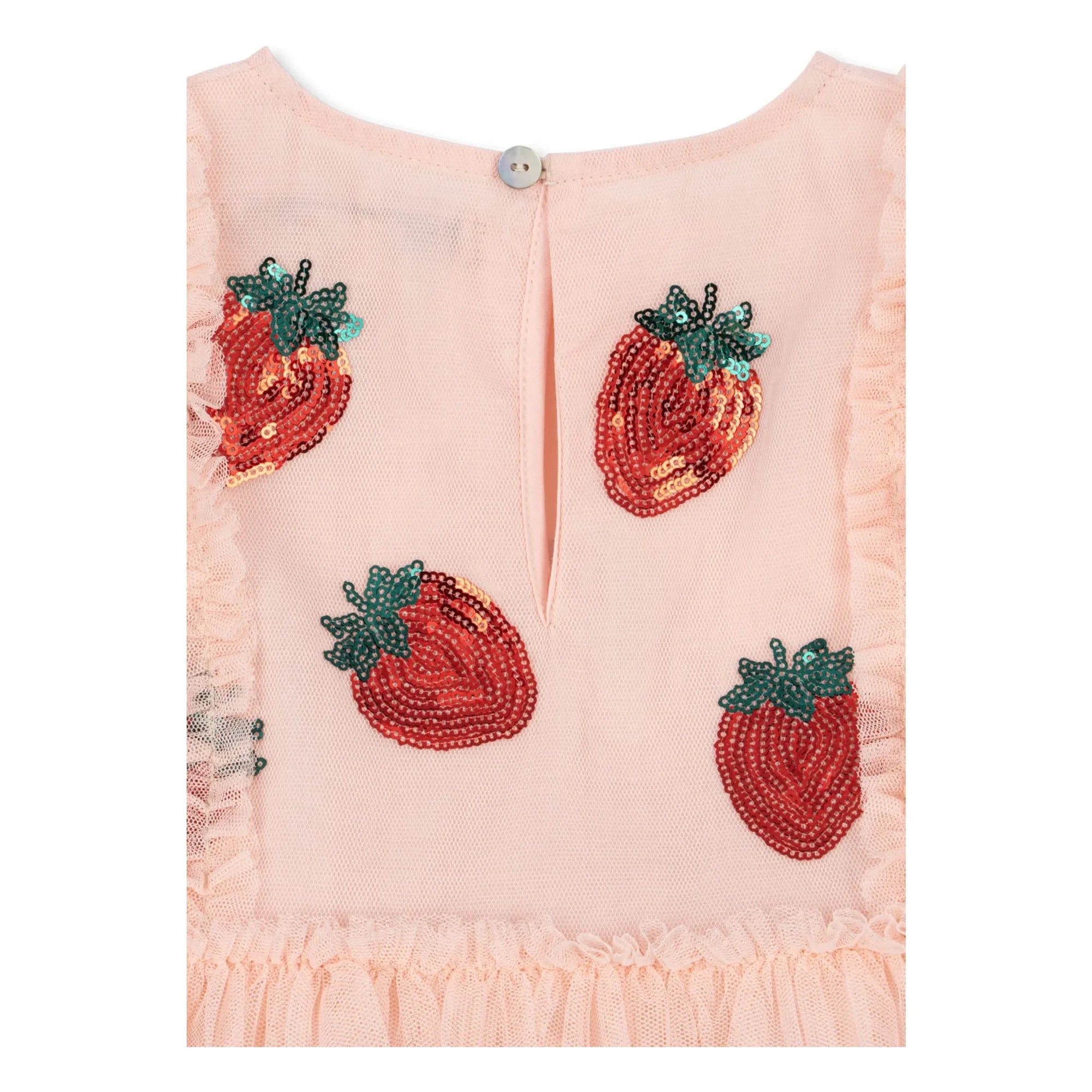 Konges Sløjd - Yvonne Strawberry Tulle Dress | Pink