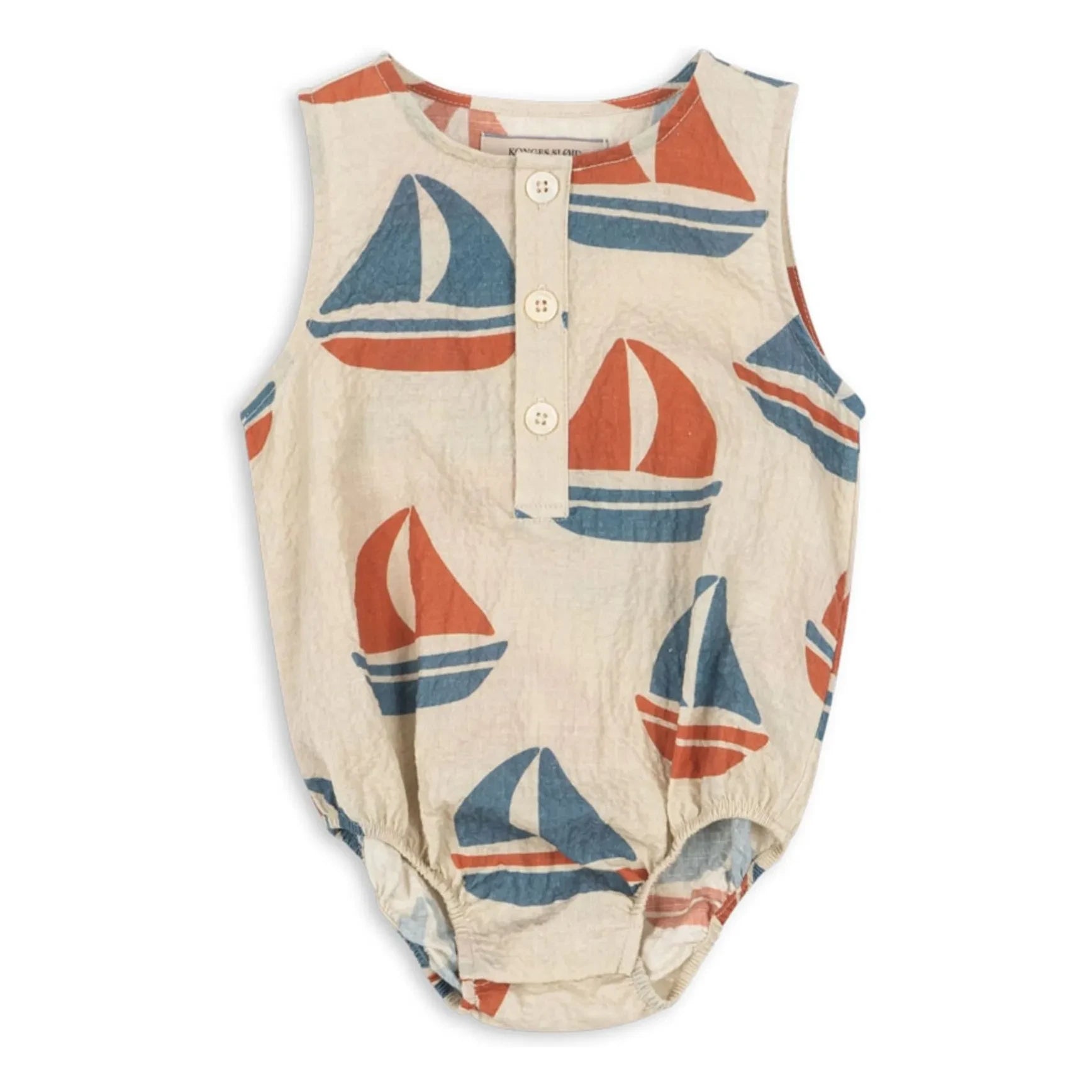 Konges Sløjd - Elliot Bateaux organic cotton romper | Beige