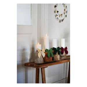 Madam Stoltz - Decorative Velvet Bows - Set of 4 | Multicolored