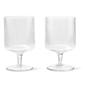 Ferm Living - Ripple Wine Glasses - Set of 2