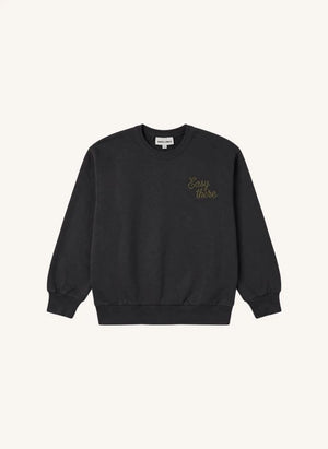 Smallable Kid - Arlo Easy Original Organic Cotton Sweatshirt | Black