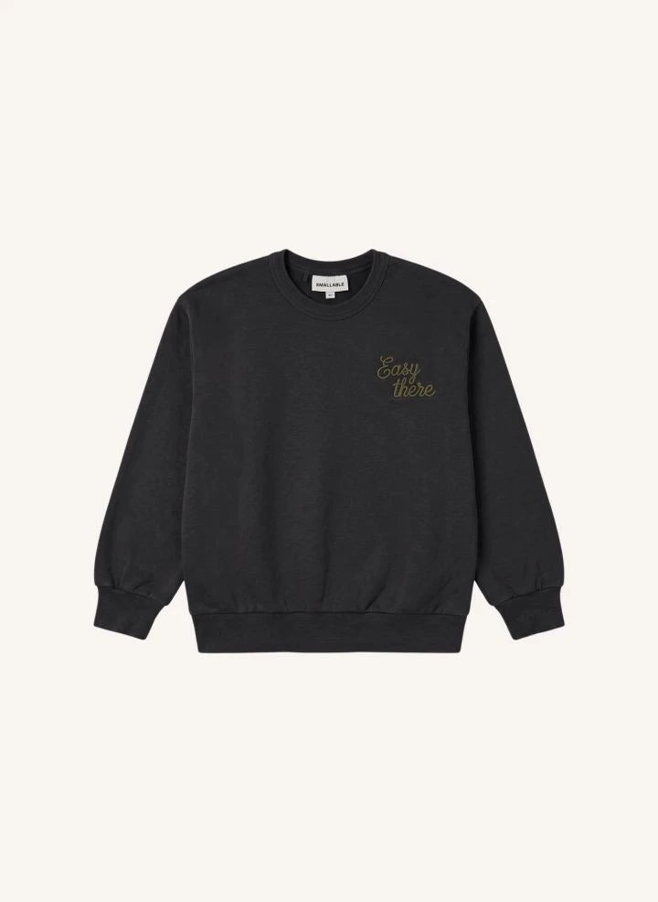 Smallable Kid - Arlo Easy Original Organic Cotton Sweatshirt | Black